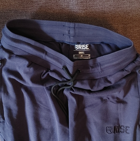 Rise navy blue athletic bottoms - Picture 4 of 5